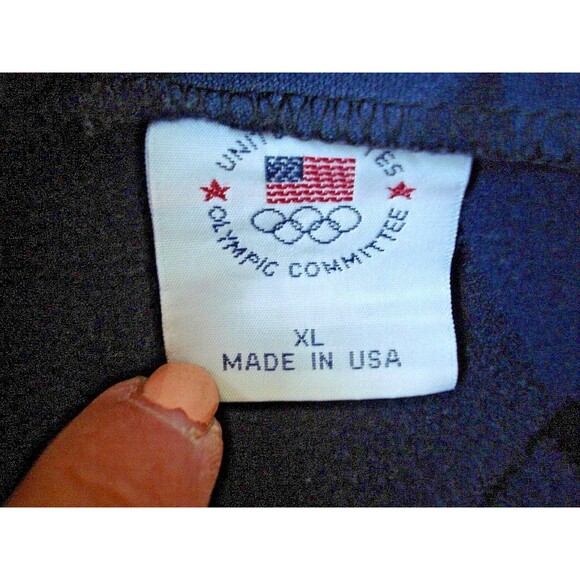 USA Olympic Committee Mens Embroidered Full Zip Jacket Coat Size XL - Picture 8 of 8